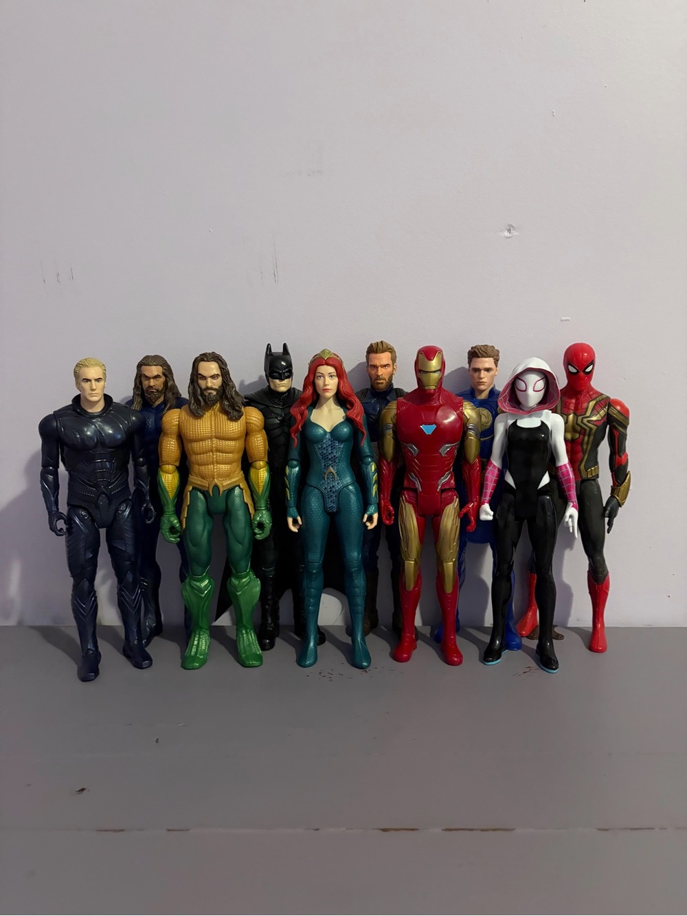 (10) ACTION FIGURES Marvel DC COMICS Collectibles